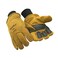 RefrigiWear Warm Double Insulated Cowhide Leather Work Gloves Gold XLarge