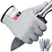Apaffa 2PCS Cut Resistant Gloves Food Grade Anti Cutting Gloves for Kitchen Mandolin Slicing Wood Carving Large