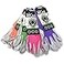 SHOWA 12 Pack Showa Atlas NT370 Atlas Nitrile Garden Gloves Medium Assorted Colors