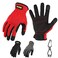 DULFINE High Performance Work Gloves For Men3 Pairs Pack High Dexterity Touch Screen For MultipurposeExcellent Grip Medium