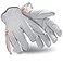 HexArmor Traditional Style Leather Cut And Heat Resistant Work Gloves Chrome SLT Series 4066 Large