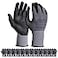 LOCCEF Safety Work Gloves MicroFoam Nitrile Coated12 PairsSeamless Knit Nylon GlovesHome ImprovementMicroFoam Gloves 12 Pairs 10XL