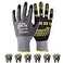 LOCCEF Endurance Knit Work Gloves MicroFoam Nitrile Coated6 PairsTacky Dot Grip Multi PurposeMicroFoam Gloves8M