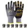 LOCCEF Endurance Knit Work Gloves MicroFoam Nitrile Coated6 PairsTacky Dot Grip Multi PurposeMicroFoam Gloves8M