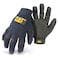 Cat CAT012212M Spandex Back Utility Gloves Black Medium WaterResistant Clarino Palm Gloves with Adjustable Wrists