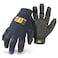 Cat CAT012212M Spandex Back Utility Gloves Black Medium WaterResistant Clarino Palm Gloves with Adjustable Wrists