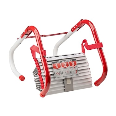 Kidde Fire Escape Ladder 2Story Rope Ladder Extends to 13Feet AntiSlip Rungs