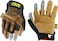 Mechanix Wear MPact Leather Framer Gloves Leather Fingerless AntiSlip Gloves for Optimal Control Impact Resistant Breathable Machine Washable BrownBlack XXLarge