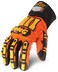 Ironclad KONG SDX202S Original Oil Gas Safety Impact Gloves Small Orange