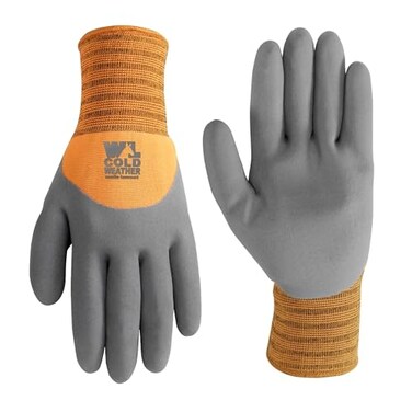 Wells Lamont Mens Thermal LatexCoated Winter Grip Work Gloves Medium 555M