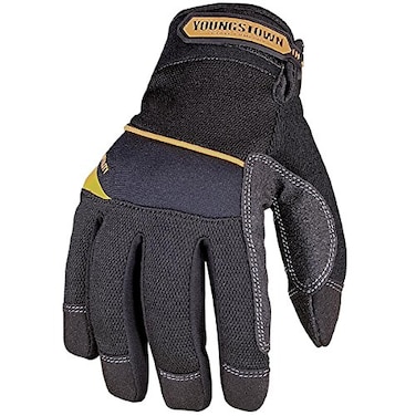 Youngstown Glove Company Youngstown Glove General Utility Plus Work Mechanic Gloves Heavy Duty Durable Washable Black