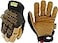 Mechanix Wear Original Leather Gloves Durable Synthetic Leather Gloves for Protecting Hands Comfort Fit Breathable Abrasion Resistant Machine Washable BrownBlack Large