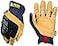 Mechanix Wear Material4X FastFit Gloves Leather AbrasionResistant Gloves for Hand Safety Breathable Secure Fit AntiSlip CutResistant Machine Washable BrownBlack Large