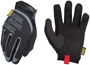 Mechanix Wear Utility Work Gloves with Secure Fit Touchscreen Capable High Dexterity Synthetic Leather Glove for Multipurpose Use Work Gloves for Men Black Black Small