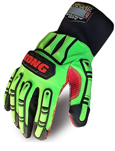 Ironclad KONG KDC504L Deck Crew 5 Oil Gas Safety Impact Gloves Large