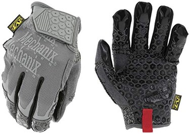 Mechanix Wear Box Cutter Gloves Cut Resistant Work Gloves for Construction Woodworking Home Improvement Machine Washable Touchscreen Compatible Medium Grey