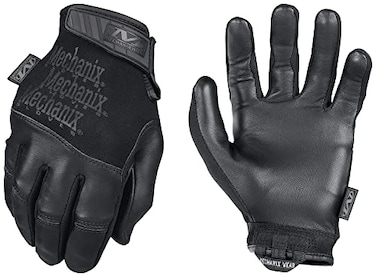 Mechanix Wear Tactical Specialty Recon Gloves Heavy Duty SlimFitting Leather Work Gloves Touchscreen Compatible Machine Washable Large Covert Black
