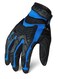 Ironclad mens Medium Work Gloves Black Blue Medium Pack of 1 US
