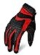 Ironclad EXO Motor Impact Glove Work Gloves TPR Impact Protection 1 Pair EXO2MIGR03MBlack Red