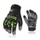 Vgo... Vgo 1Pair High Dexterity Water Repellent Goat Leather Heavy Duty Mechanic GloveRigger GloveAntiVibrationAntiAbrasionTouchscreen Size LGreenGA8954