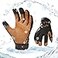 Vgo... Vgo 1Pair 4 or above 3M Thinsulate C100 Winter Warm Waterproof Light Duty Mechanic Glove High Dexterity Antiabrasion Rigger Glove Size XL Brown GA9603FW