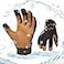 Vgo... Vgo 1Pair 4 or above 3M Thinsulate C100 Winter Warm Waterproof Light Duty Mechanic Glove High Dexterity Antiabrasion Rigger Glove Size L Brown GA9603FW