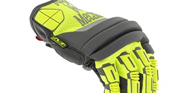 Mechanix Wear HiViz MPact 2 Work Gloves XLarge Fluorescent Yellow