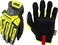 Mechanix Wear HiViz MPact Open Cuff E5 Work Gloves XLarge Fluorescent Yellow