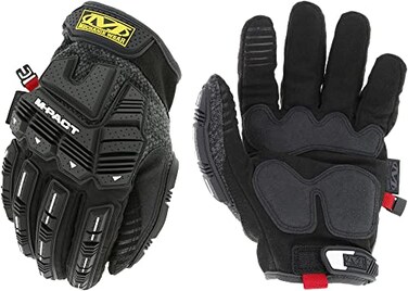 Mechanix Wear ColdWork MPact Winter Work Gloves Insulated Wind Water Resistant Heavy Duty Work Gloves Impact Protection Machine Washable Small Black Grey