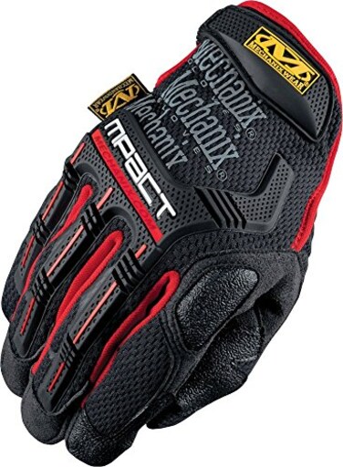 Mechanix Wear MPact Impact Resistant Work Gloves Durable Safety Gloves for Men Touchscreen Capable Machine Washable Breathable XLarge RedBlack