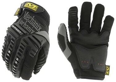 Mechanix Wear MPact Impact Resistant Work Gloves Durable Safety Gloves for Men Touchscreen Capable Machine Washable Breathable XXLarge Black