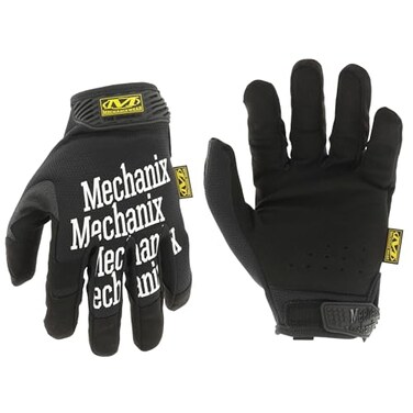 Mechanix Wear Original Womens Work Gloves Durable Faux Leather Breathable MultiPurpose Womens Gloves Machine Washable Touchscreen Compatible Small Black