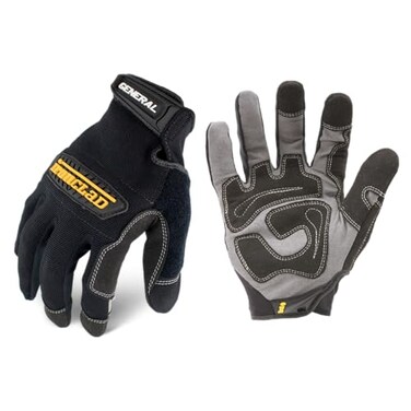 Ironclad GUG05XL General Utility Spandex Gloves Black XLarge Pair