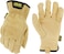 Mechanix Wear Leather Cow Driver Breathable Leather Driver Gloves for Hand Safety Elastic Cuff Comfortable Fit Water Resistant Tan Womens Large