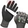 Schwer ProGuard High Level Cut Resistant Work Gloves PR3326 for Extreme ProtectionANSI A9 Cut Gloves with Reinforced Thumb Non Slip Durable Touchscreen Black 2 PairsM