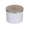 Zurn CO2450PV4 Adjustable Floor Cleanout Nickel Top 4 PVC Brass