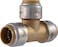 SharkBite Max 34 Inch Tee Push to Connect Brass Plumbing Fitting PEX Pipe Copper CPVC PERT HDPE UR370A