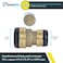 SharkBite 2 Inch x 112 Inch Reducing Coupling Push to Connect Brass Plumbing Fitting PEX Pipe Copper CPVC PERT HDPE UXL015441