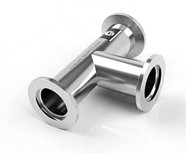 BROWNIAN MOTION TECHNOLOGY bmotiontech superior grade ISOKF NW25 KF25 Flange Tee Fitting for high vacuum application KF25 Equal TEE