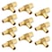 EFIELD 10Pack 34 x12X 12 Pex Reducing Tee Brass Barb Crimp Fittings ASTM F1807PEX1807082