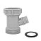 Cinsda Kitchen Sink Drain Pipe Adapter Wye YShaped Strainer Connector Waste Outlet Male Female Thread Fitting with Dishwasher Input