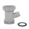 Cinsda Kitchen Sink Drain Pipe Adapter Wye YShaped Strainer Connector Waste Outlet Male Female Thread Fitting with Dishwasher Input