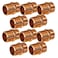PROCURU 10Pack Made in USA 12Inch Copper Male Adapter CxM Sweat x MNPT LF Safe CWMA001210P