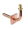 EFIELD Pexa Expansion F1960 Copper Stub Out Elbow with Wall Flange 12 6 Inch LengthSTUB003