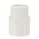 uxcell 25mm Slip x 34 PT Male Thread PVC Pipe Fitting Adapter Connector for Coldwater Pressure Distribution Systems 5pcs