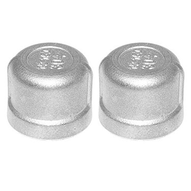 Beduan Stainless Steel Pipe Cap 34 NPT Female Pipe Plug Socket FittingPack of 2