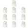 FangKingNo 10pcs 34 Inch 2Way PVC Male Threaded Adapter Adaptador macho Fittings Socket x Male Pipe Thread Coupling Schedule 4010 Pack White 075 Inch
