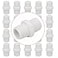 Lswteiz 20Pack 12 Inch PVC Nipple Coupling Adapter Connector Male x Male 12 PVC NPT Thread Pipe Fitting for Plumbing Home or Industrial Use Schedule 40