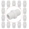 Lswteiz 20Pack 12 Inch PVC Nipple Coupling Adapter Connector Male x Male 12 PVC NPT Thread Pipe Fitting for Plumbing Home or Industrial Use Schedule 40