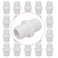 Lswteiz 20Pack 12 Inch PVC Nipple Coupling Adapter Connector Male x Male 12 PVC NPT Thread Pipe Fitting for Plumbing Home or Industrial Use Schedule 40